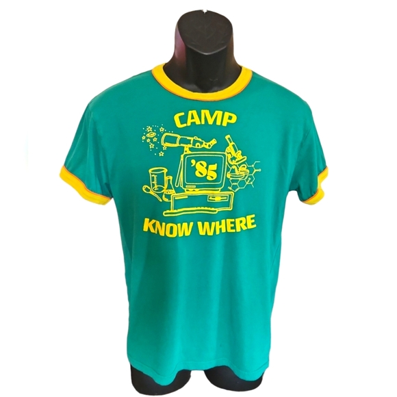Stranger Things Other - Stranger Things Camp Know Where Ringer T Shirt